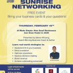 Q1 SUNRISE NETWORKING EVENT - A JOINT CHAMBERS PROJECT