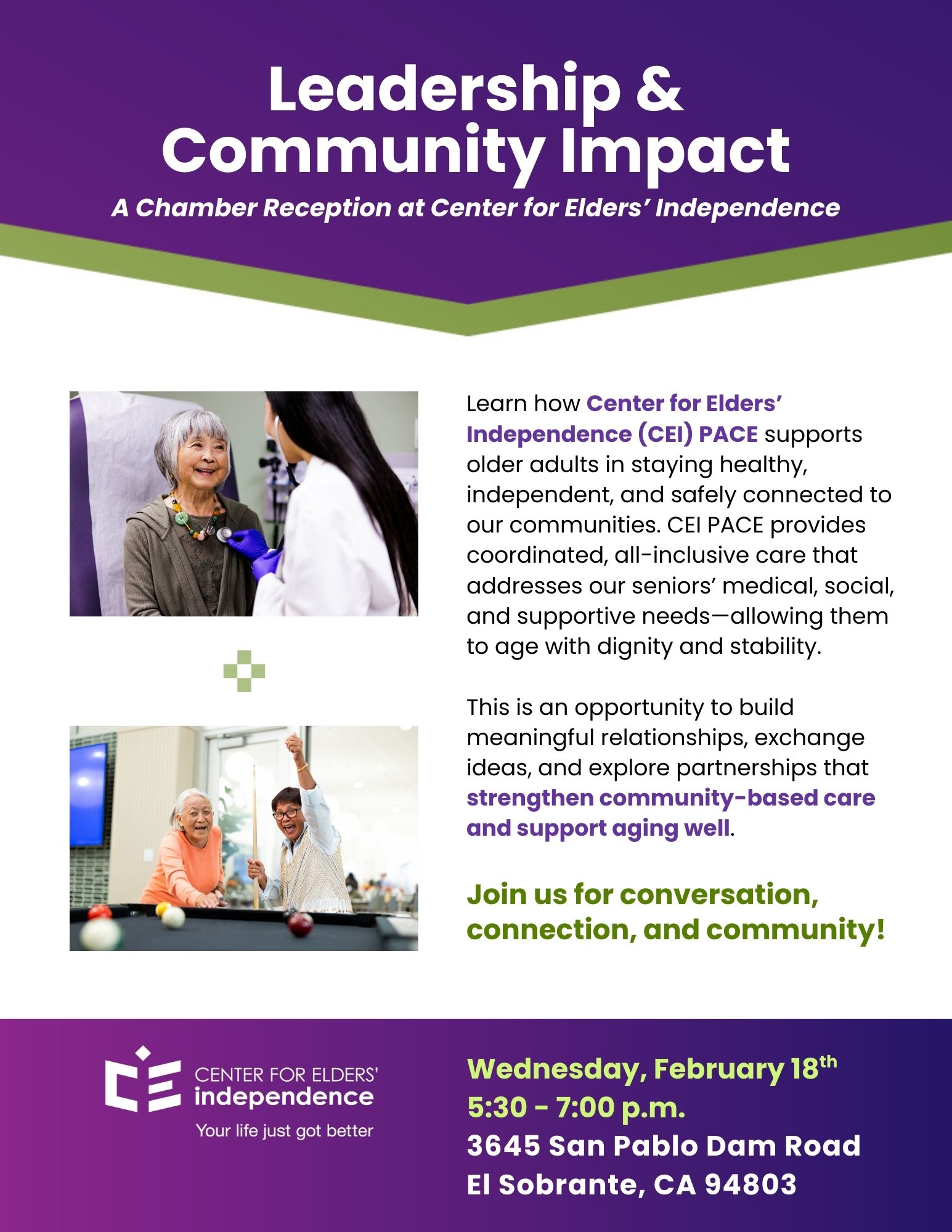 MIXER - HOSTED by MEMBER Center for Elder Independence